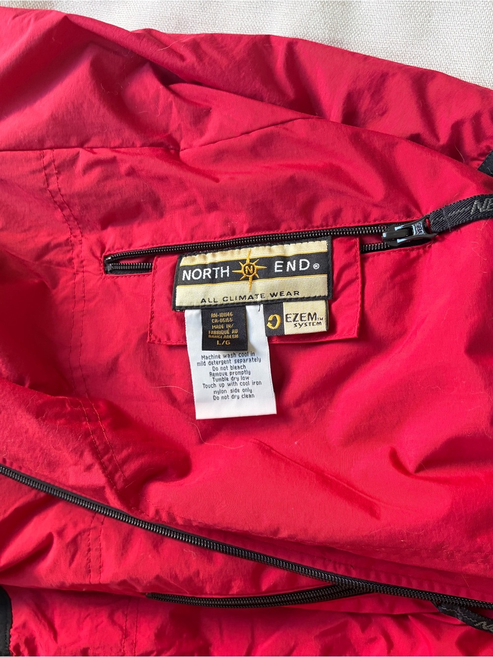 North End Men's Red All-Climate Raincoat